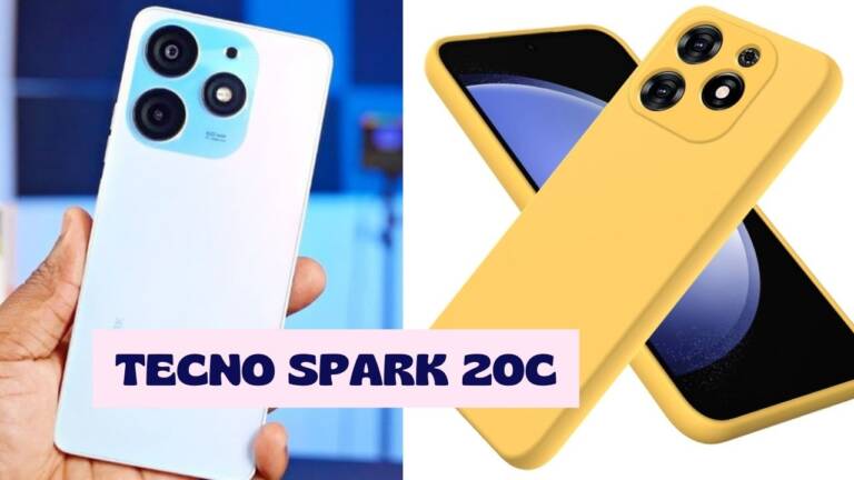 Tecno Spark 20C : गरीबों के बजट में iPhone जैसा लुक वाला फोन, 50MP कैमरा, 8जीबी रैम, 18W चार्जिंग मात्र इतने रुपये में